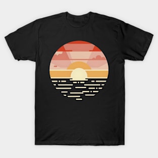 Retro vintage sunset T-Shirt